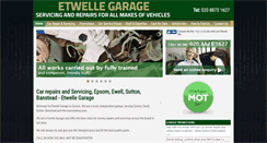 Desktop Screenshot of etwellegarage.co.uk